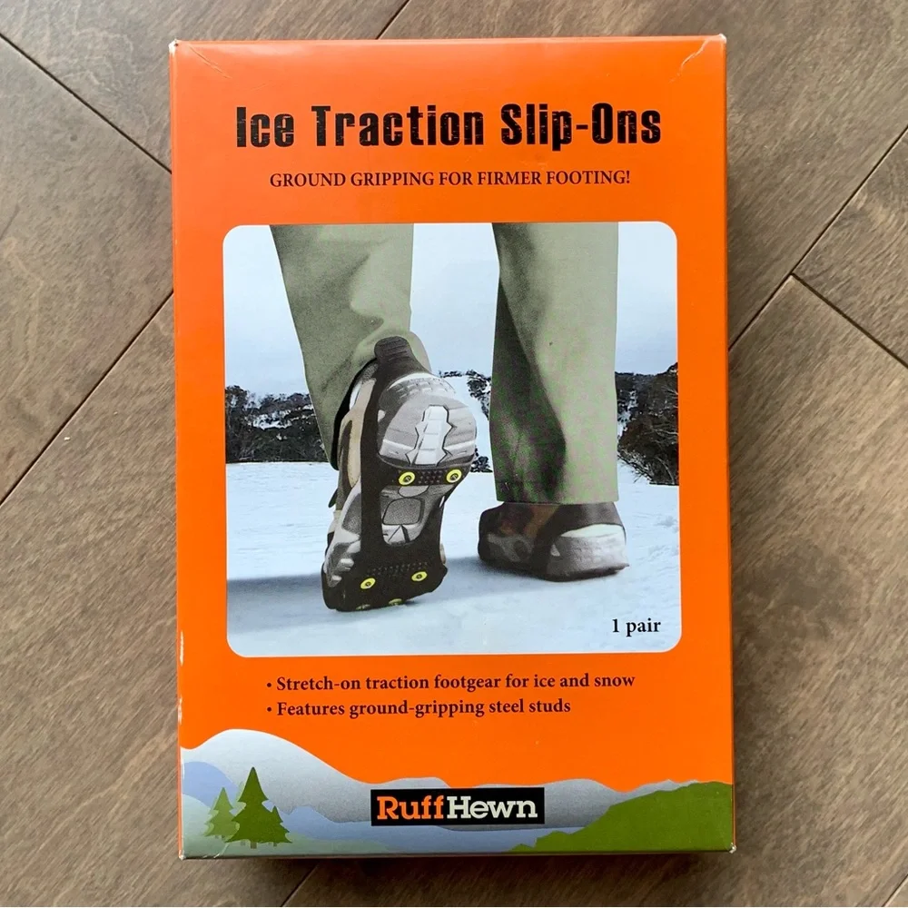 Ruff Hewn XL Ice Traction Slip-Ons New In Box Men’s 11-16 Women’s 12+